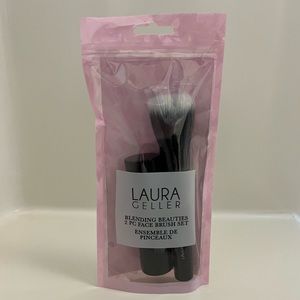 Laura Geller 2 pc face brush set NIP